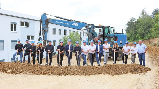 Ground-breaking ceremony for company expansion Ground-breaking ceremony for company expansion