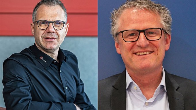 Martin Haaf von i.safe MOBILE und Martin Beltrop von Nokia Martin Haaf und Martin Beltrop