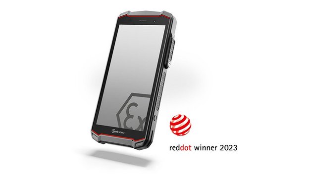 5G ATEX IECEx Smartphone IS540.1 awarded with Red Dot Design Award 2023 5G ATEX IECEx Smartphone IS540.1 awarded with Red Dot Design Award 2023